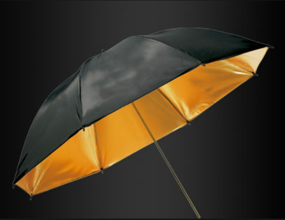 Black/Gold 2 layers Umbrella