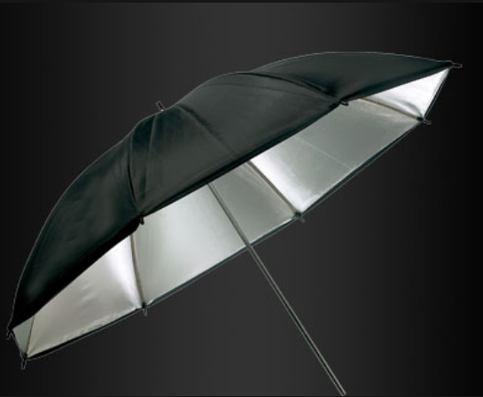 Black/Silver 2 Layers Umbrealla