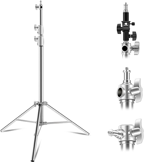 Stainless Steel Photography Light Stand 9.2ft/280cm